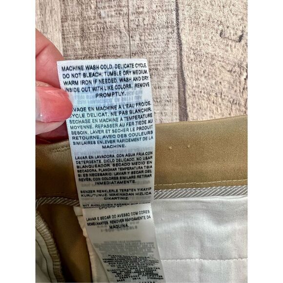 Dockers Men's Casual Tan Signature Straight Fit Khaki Chino Pants sz 38/32 - Picture 9 of 11